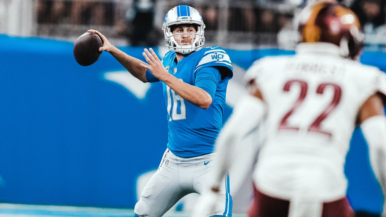 Goff throws 4 TD passes, Lions beat Commanders 36-27 - WTOP News