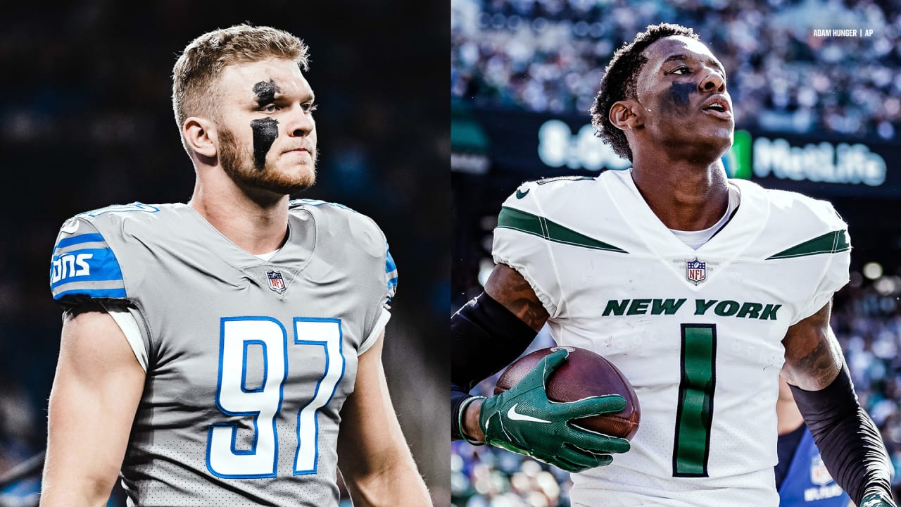 Detroit Lions-New York Jets to feature two Defensive Rookie of the