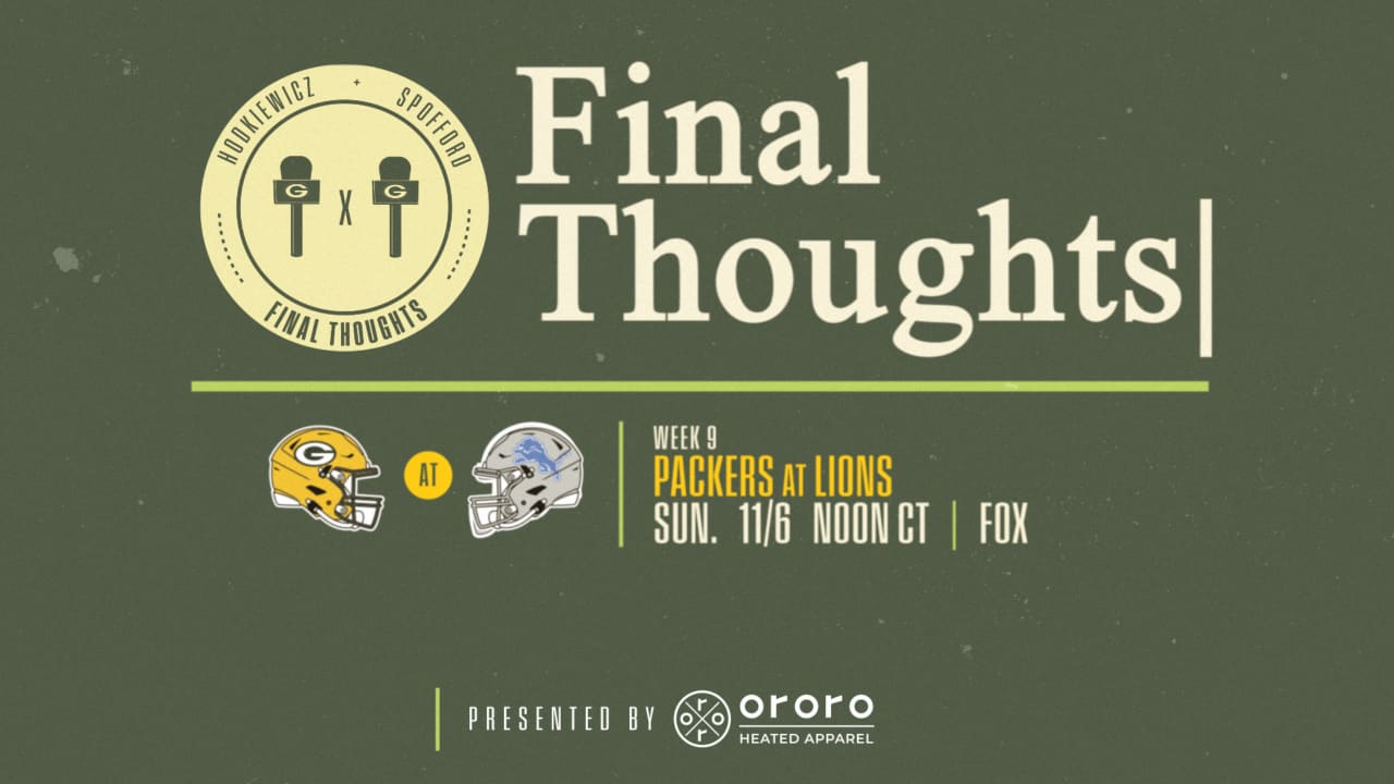 Lions 15, Packers 9: Breaking down Green Bay's loss in Week 9