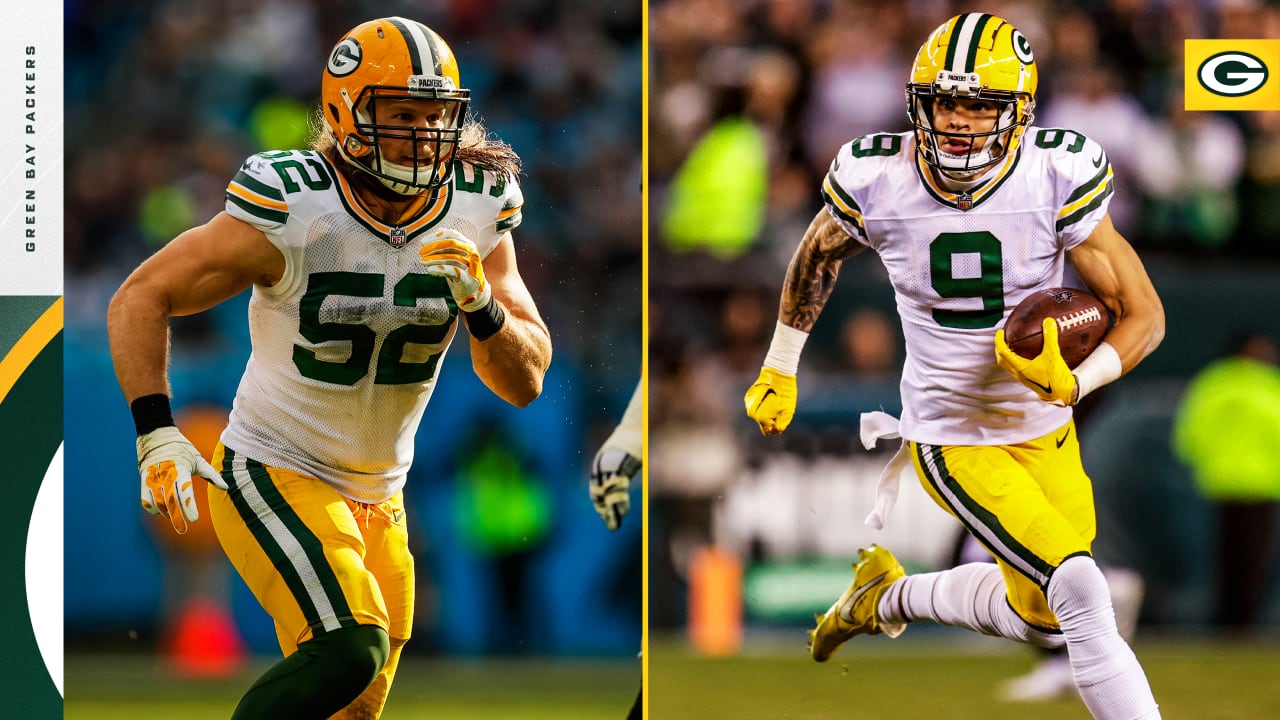 Former Packers LB Clay Matthews, WR Christian Watson earn Senior