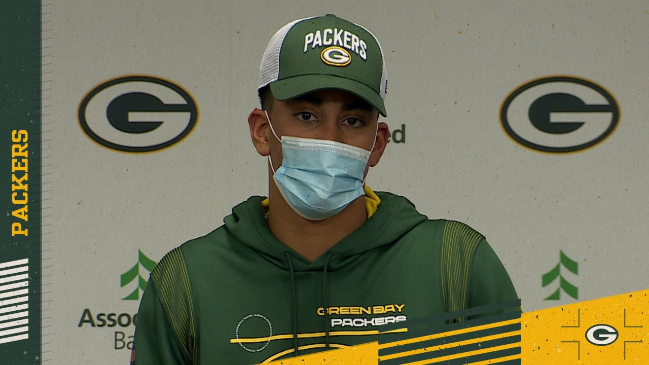 Confident Jordan Love addresses media for first time as Packers starting QB