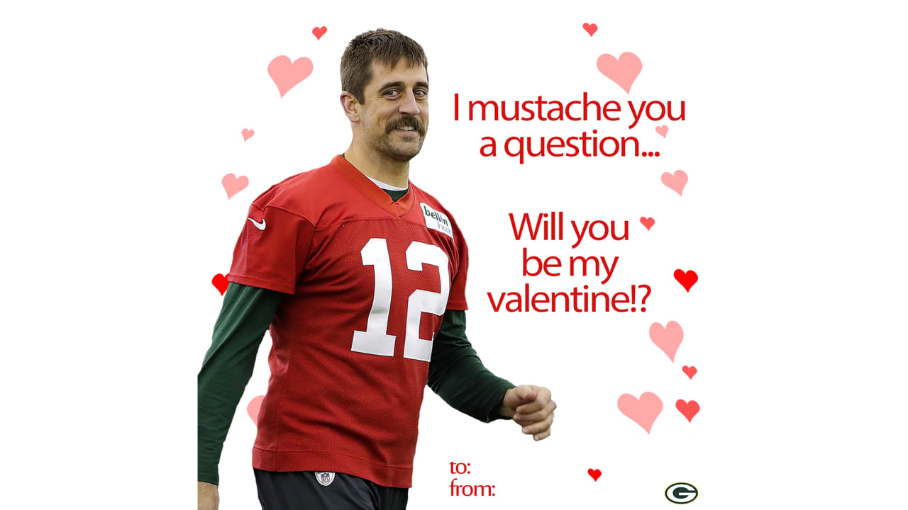 2019 Packers Valentine's Day Cards
