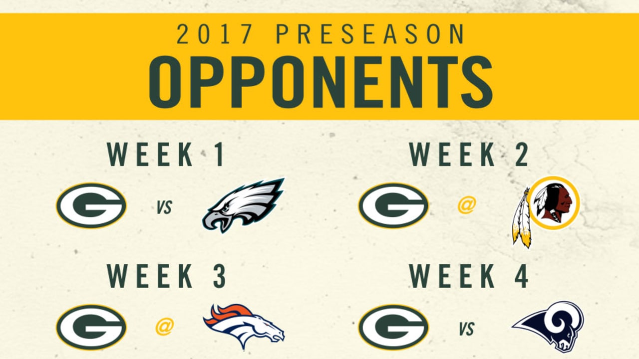 Packers vs Redskins preseason 2017: Schedule, TV, Radio, Online Streaming,  Odds, and more - Hogs Haven