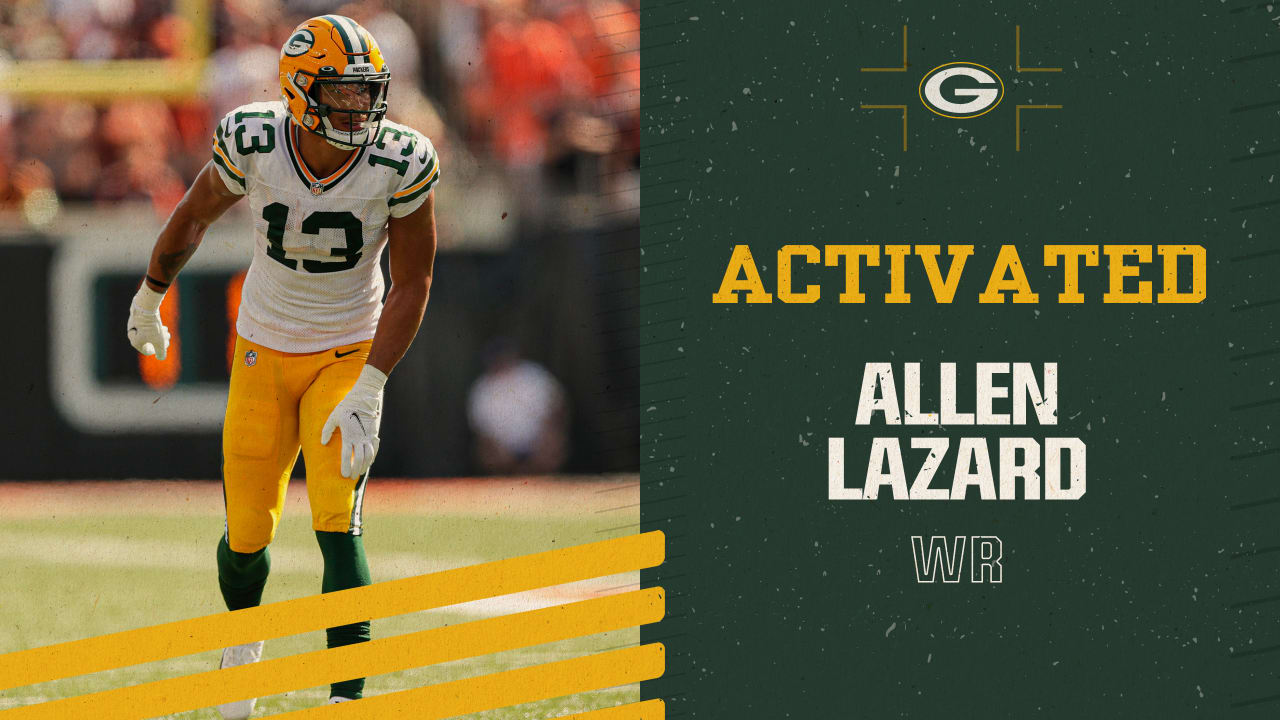 Packers activate WR Allen Lazard from injured reserve