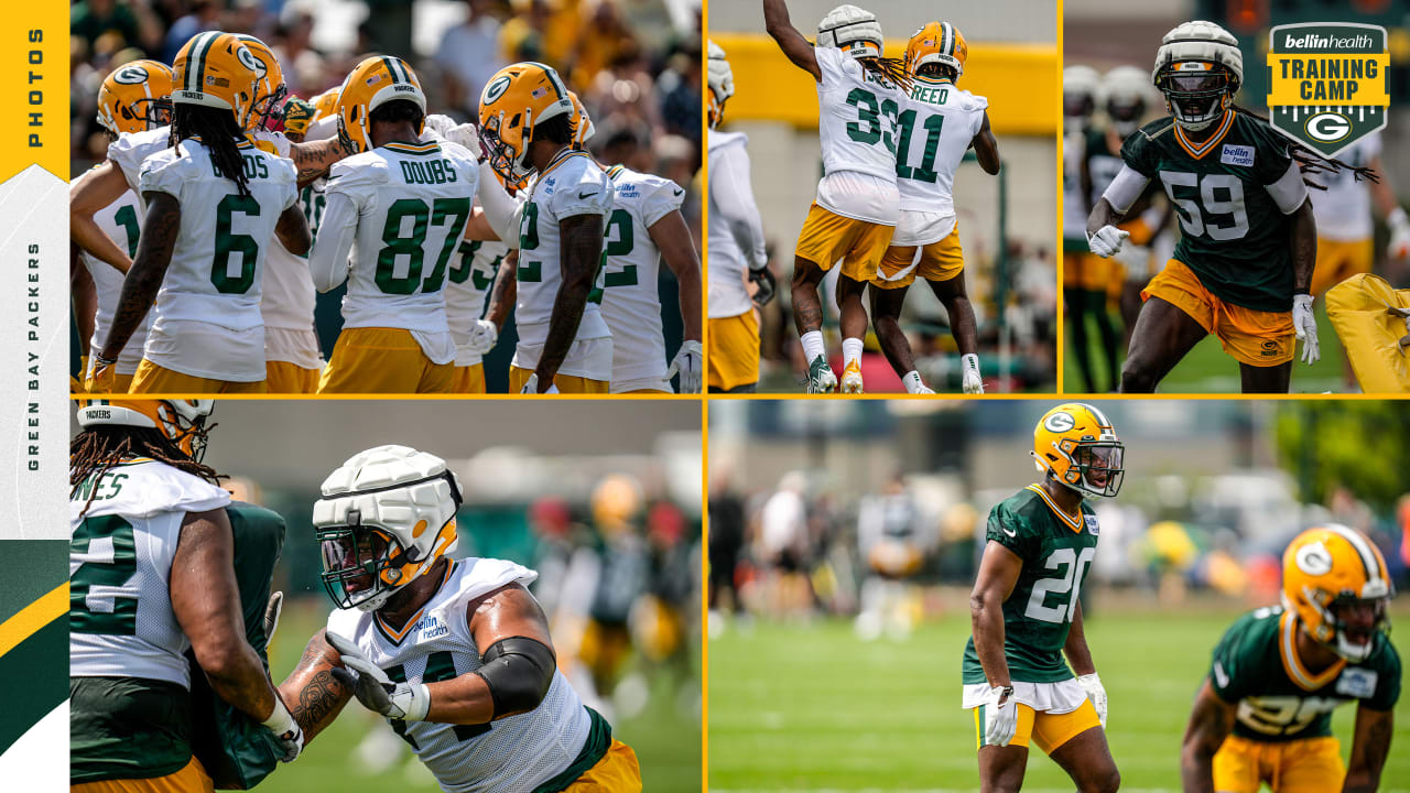 View photos of the Green Bay Packers second day of 2023 training camp