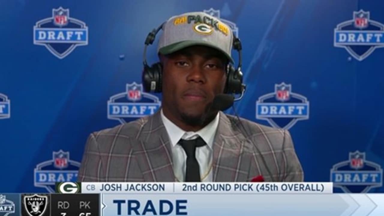 The Green Bay Packers select Josh Jackson 45th overall in the 2018 NFL Draft, NFL Draft