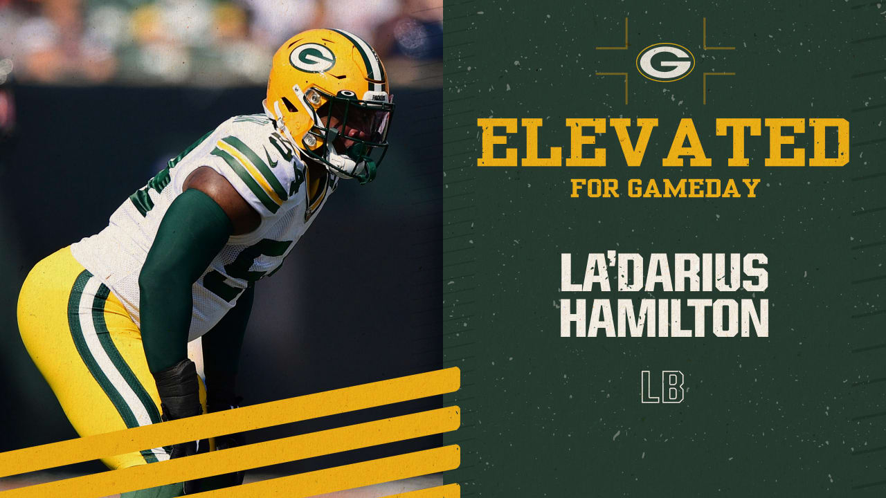 Packers elevate LB La'Darius Hamilton for gameday as COVID-19 replacement