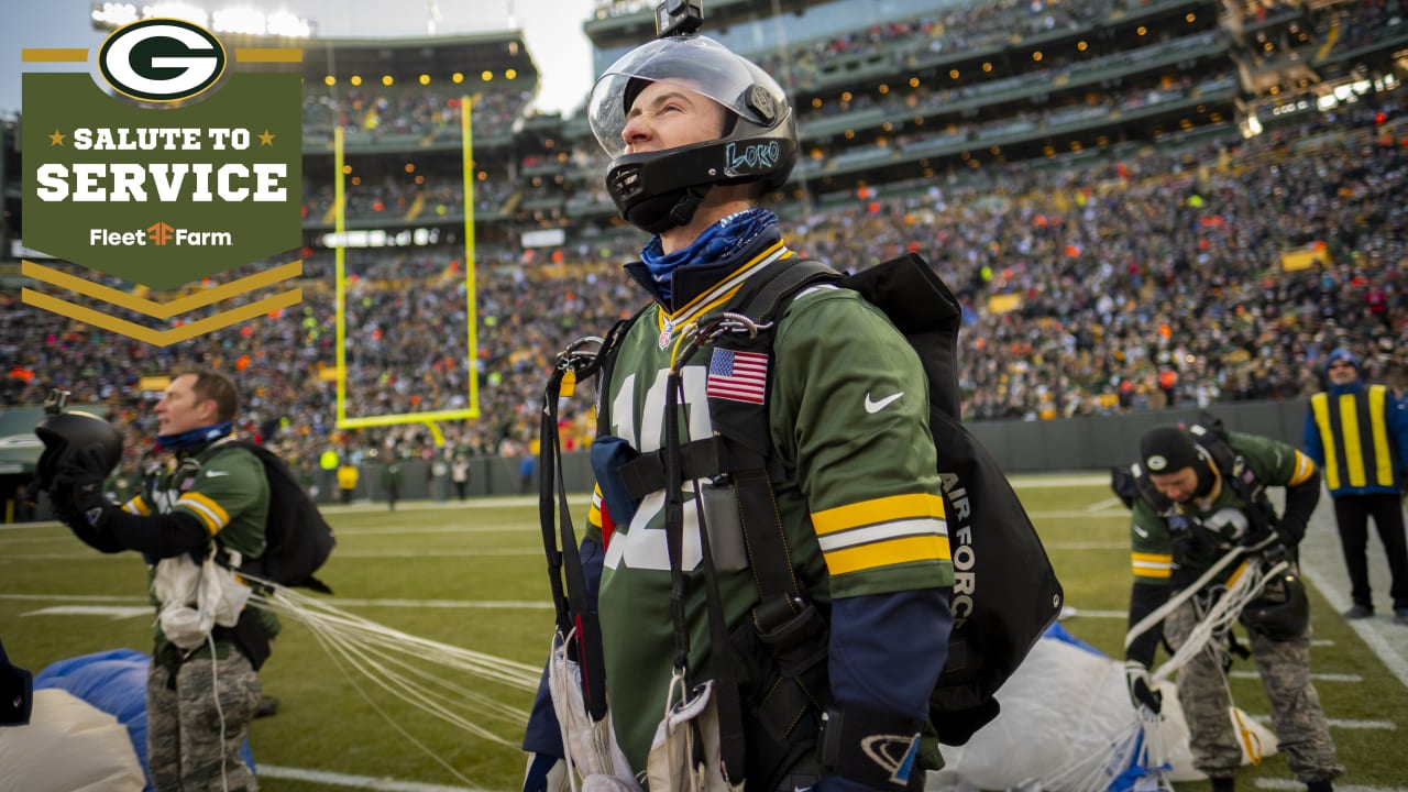 Packers and Salute to Service