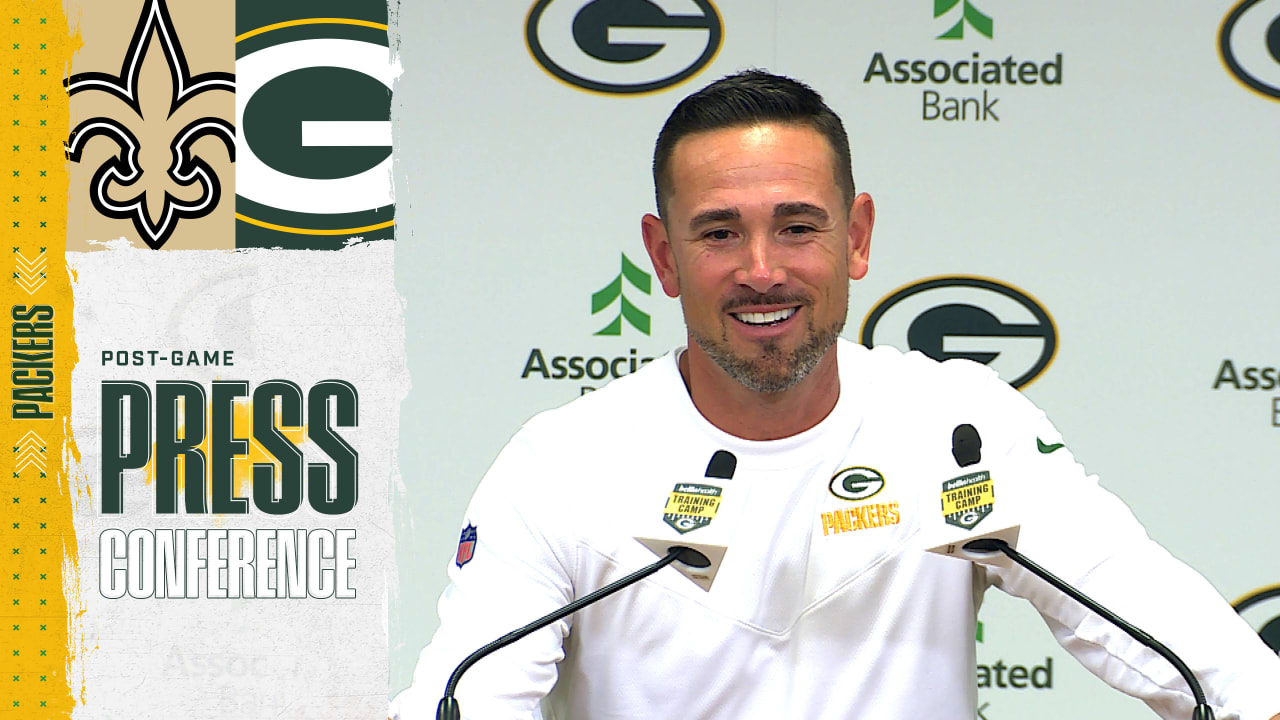 Matt LaFleur on Packers Family Night and Jordan Love's poise