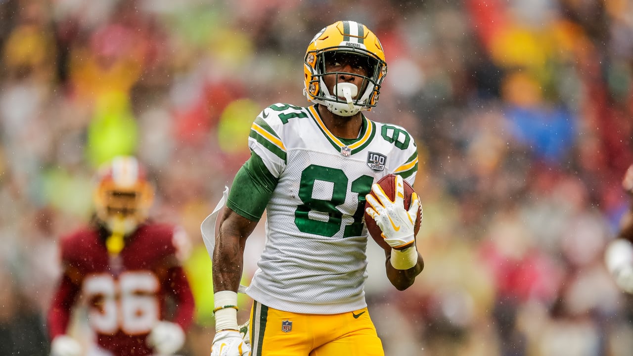 Green Bay Packers' Randall Cobb, Geronimo Allison practice Thursday