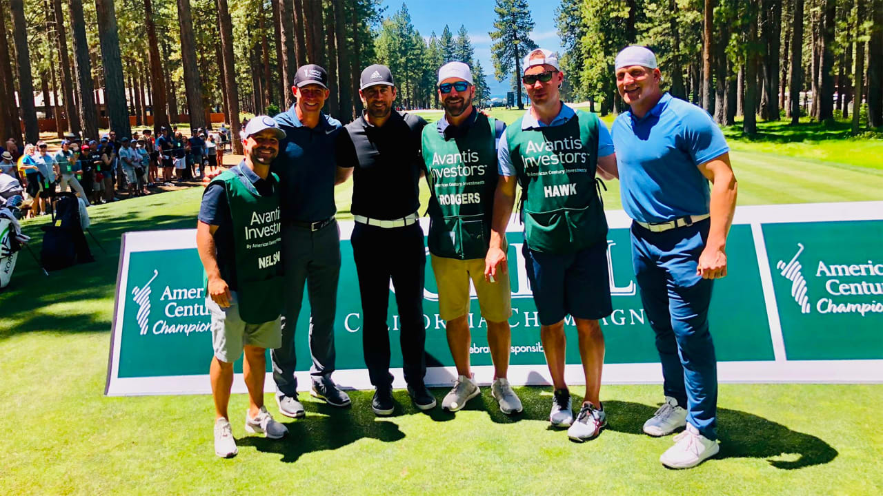 Aaron Rodgers finishes strong in Lake Tahoe golf tournament