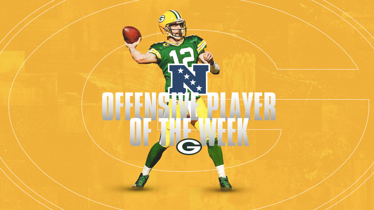 Aaron Rodgers Named Nfc Offensive Player Of The Week