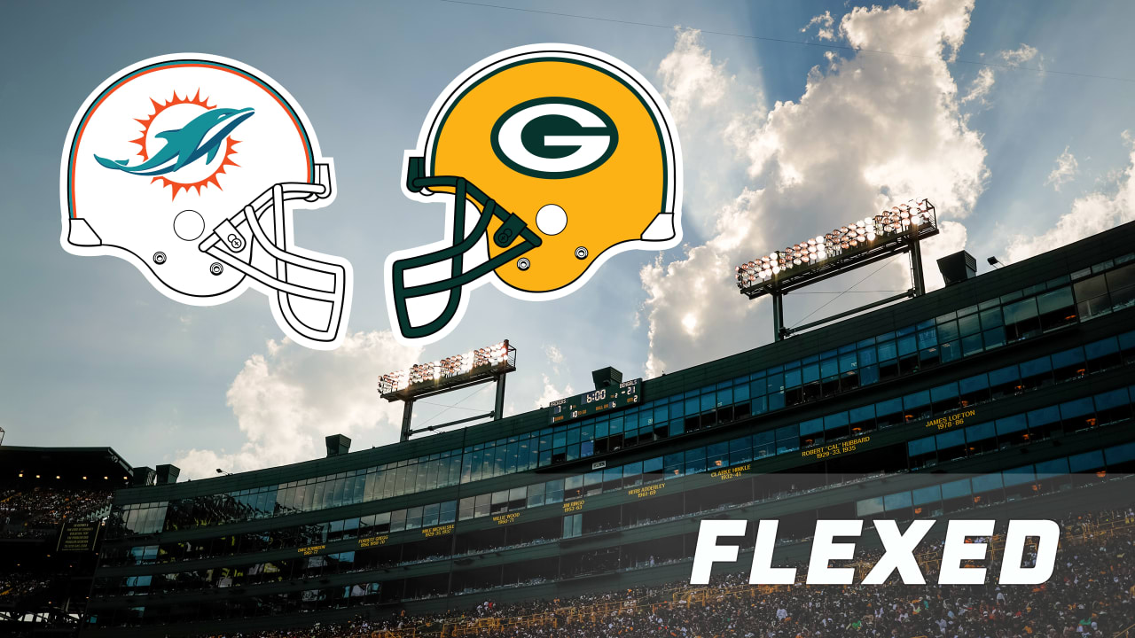 PackersDolphins game in Week 10 flexed to 325 p.m. CT kickoff