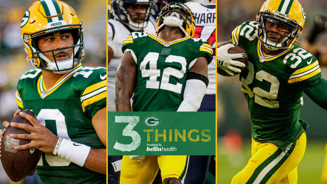 Three Things Packers' preseason matchup