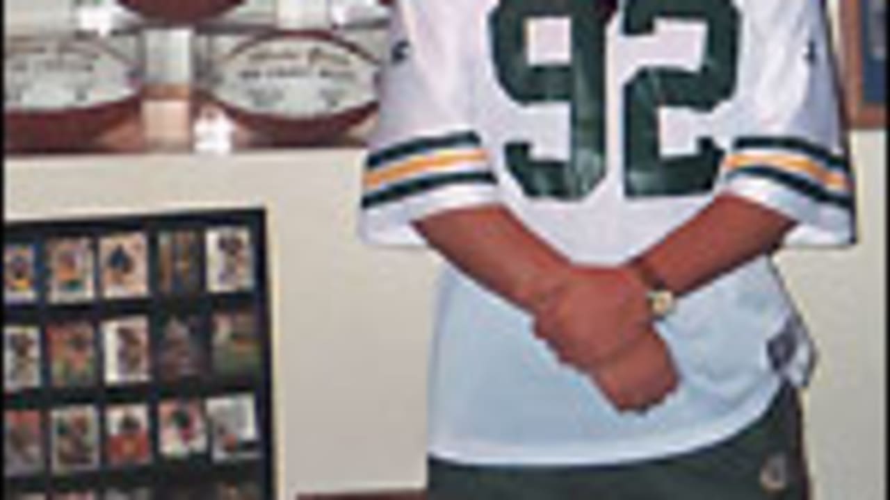 Packers Brett Favre Impact Jersey Framed Photo at the Packers Pro