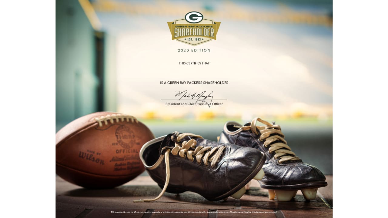 Packers Shareholders  Green Bay Packers –