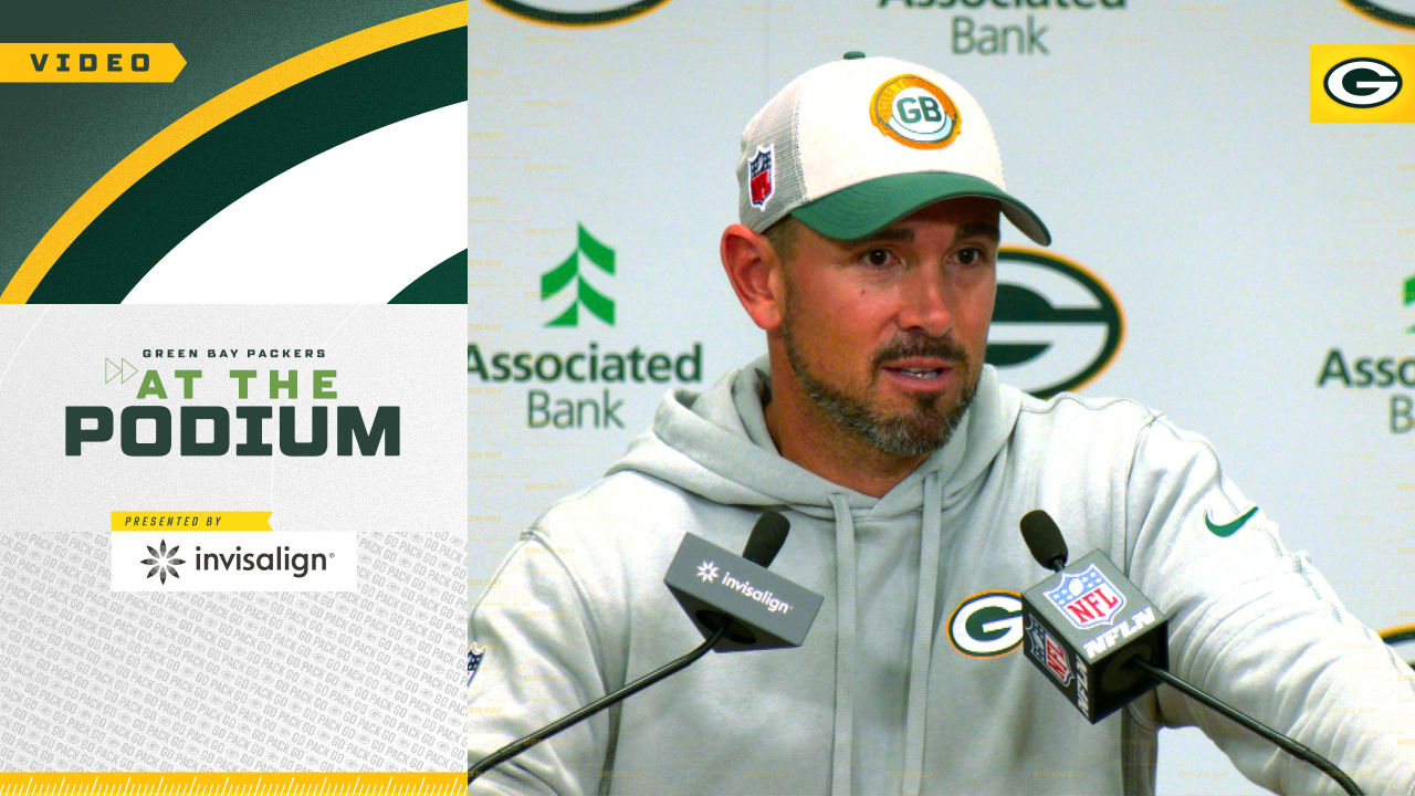 Matt LaFleur provides updates on Aaron Jones, Christian Watson