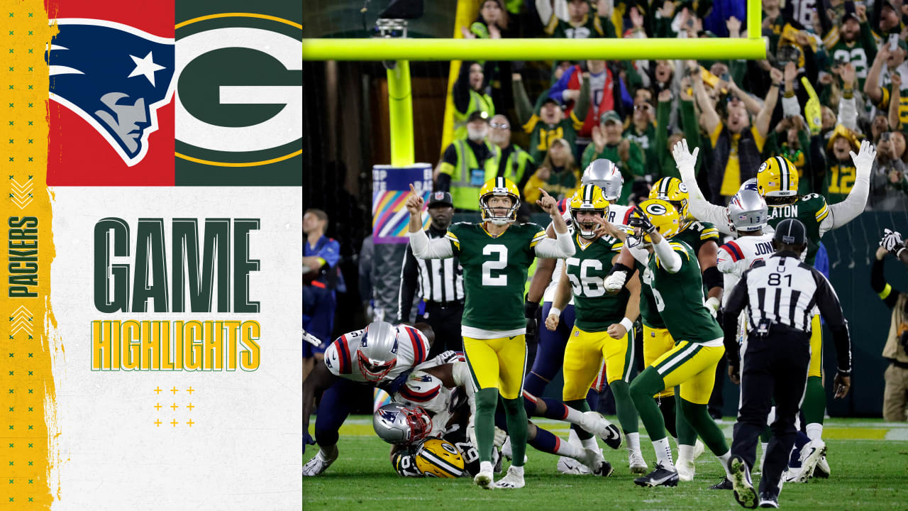 New England Patriots vs. Green Bay Packers highlights