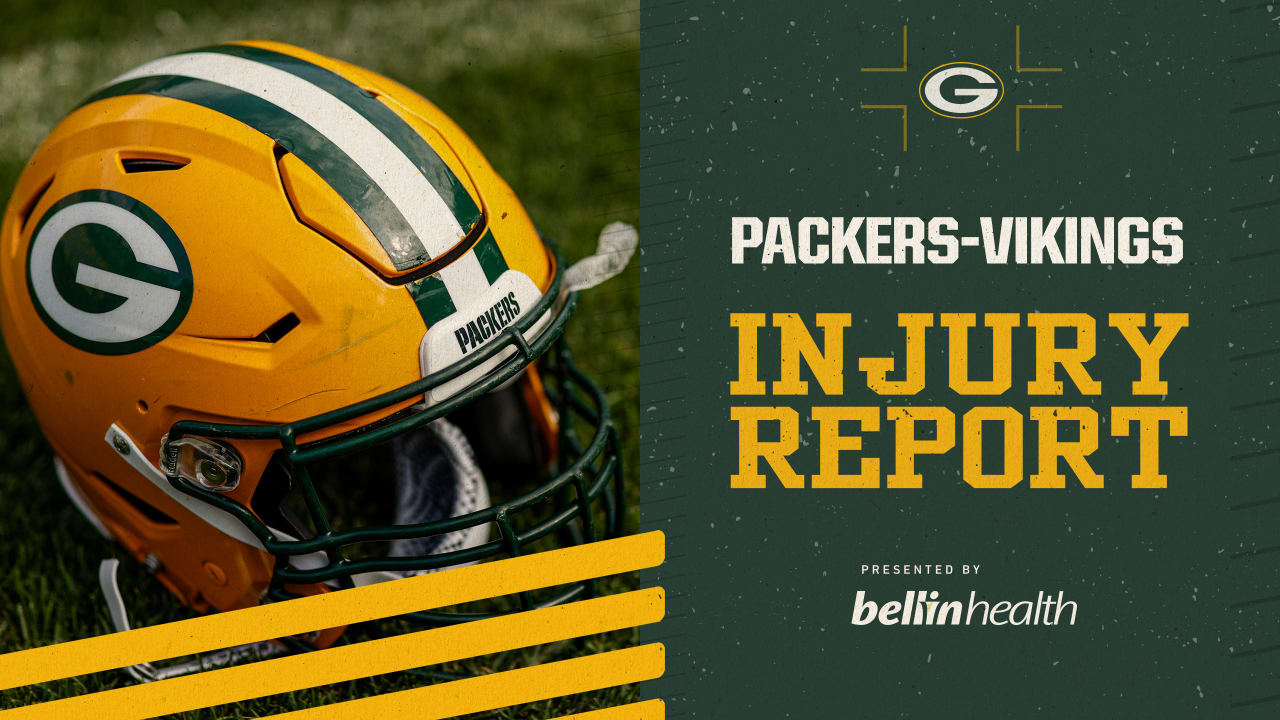 Packers-Vikings Week 11 Injury Report
