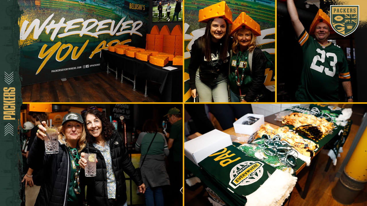 Fans reminded of free Packers Everywhere pep rallies in London