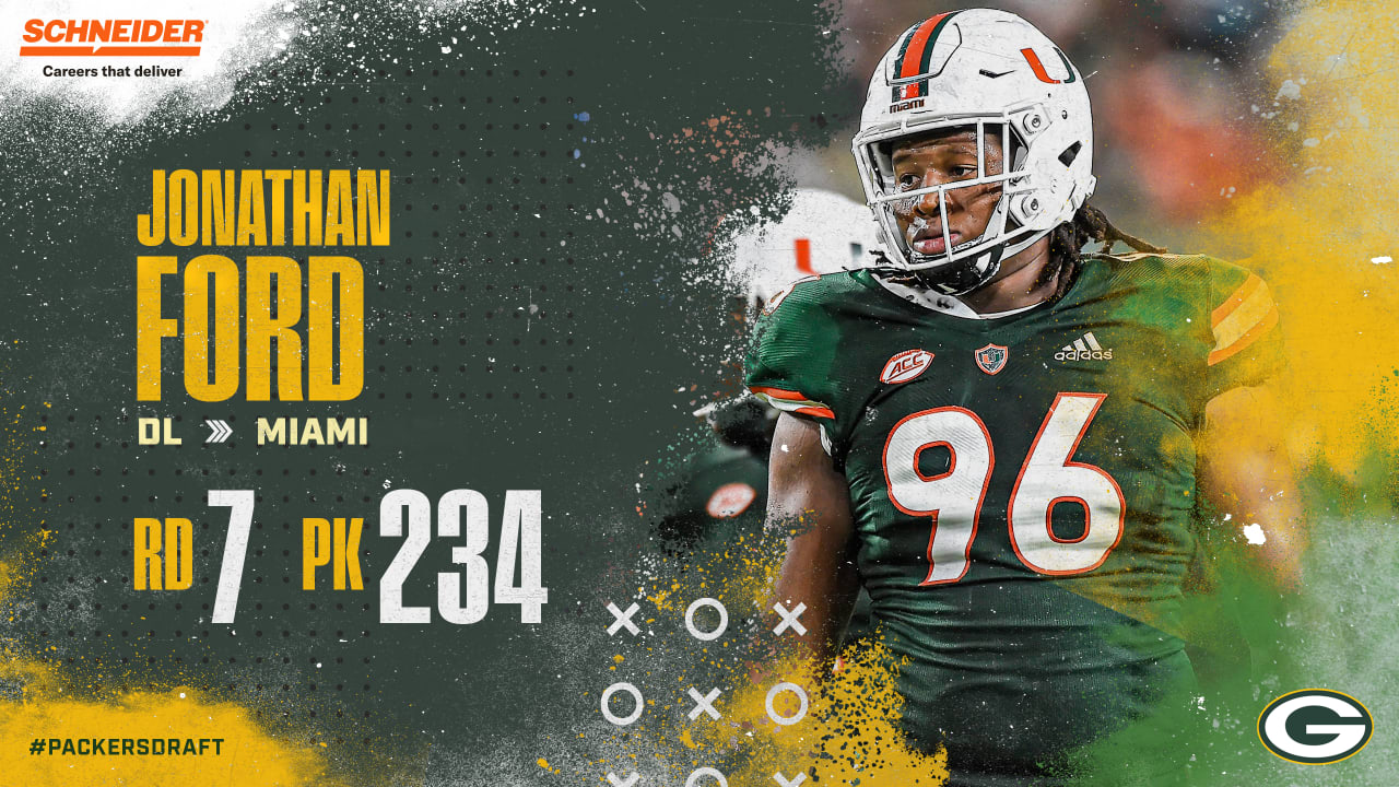 2022 NFL Draft: Packers select Miami DL Jonathan Ford in seventh