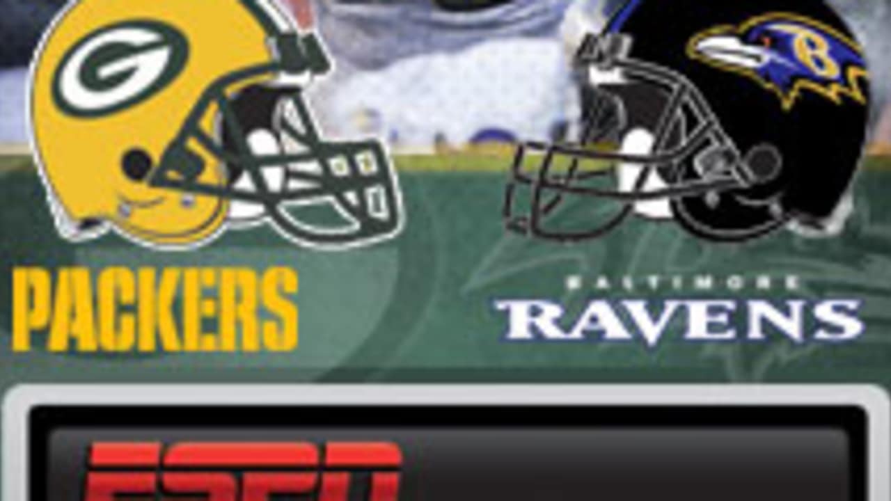 baltimore ravens vs green bay packers