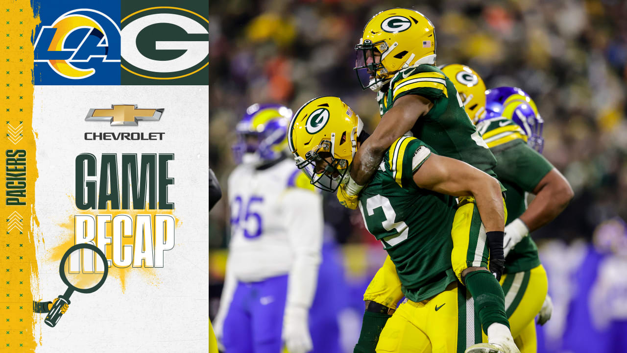 Rodgers, Packers keep playoff hopes alive with MNF win over the Rams