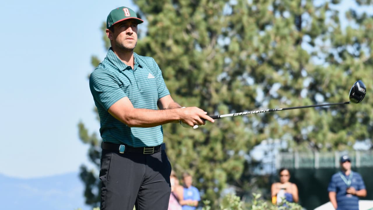 Photos Aaron Rodgers at American Century Championship