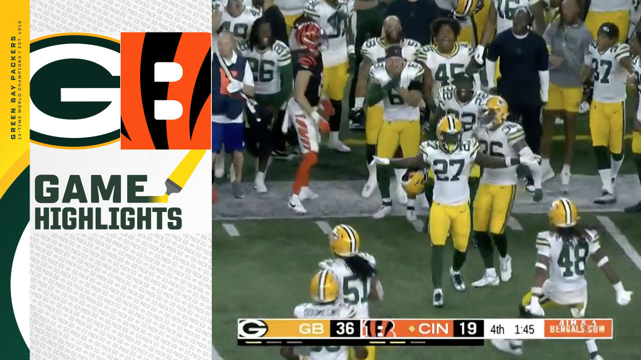 Game Highlights: Packers vs. Bengals