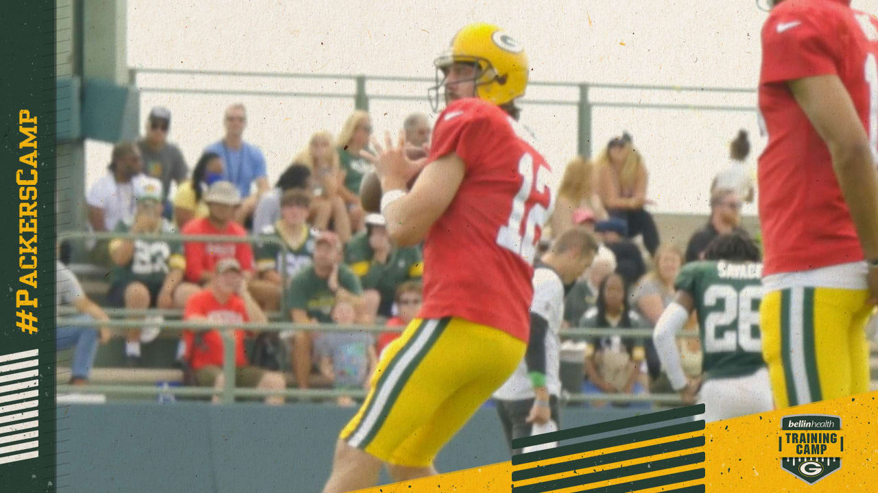 Highlight of the Day: Aaron Rodgers drills net from long range at