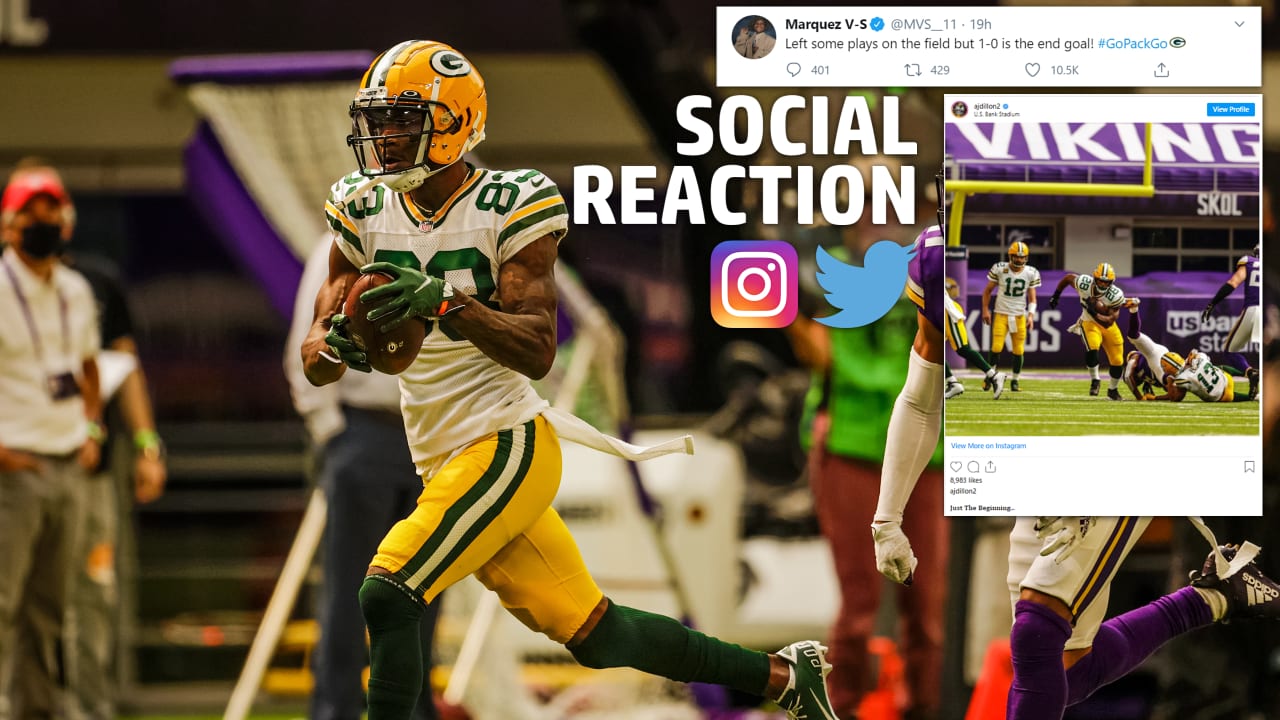 Social Reaction: Packers recap win against Vikings