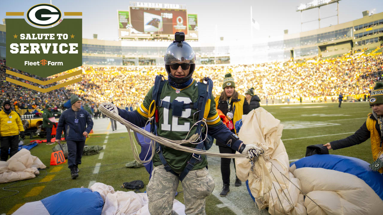 Salute to Service and the Green Bay Packers