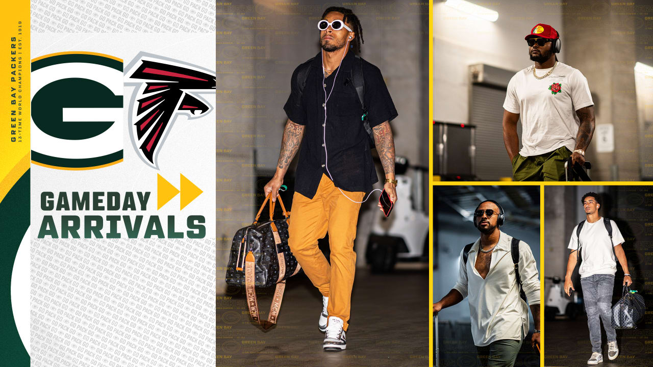 Photos: Packers arrive for game in Atlanta