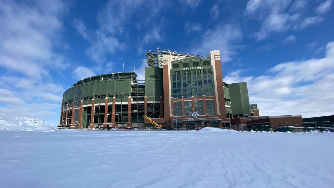 Photos Lambeau Field blanketed with snow