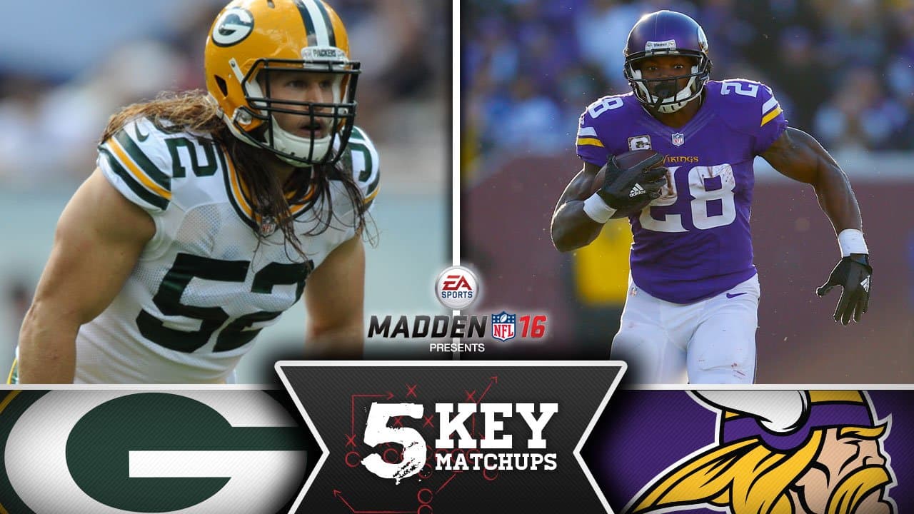 Packers Vs. Vikings: Five Key Matchups