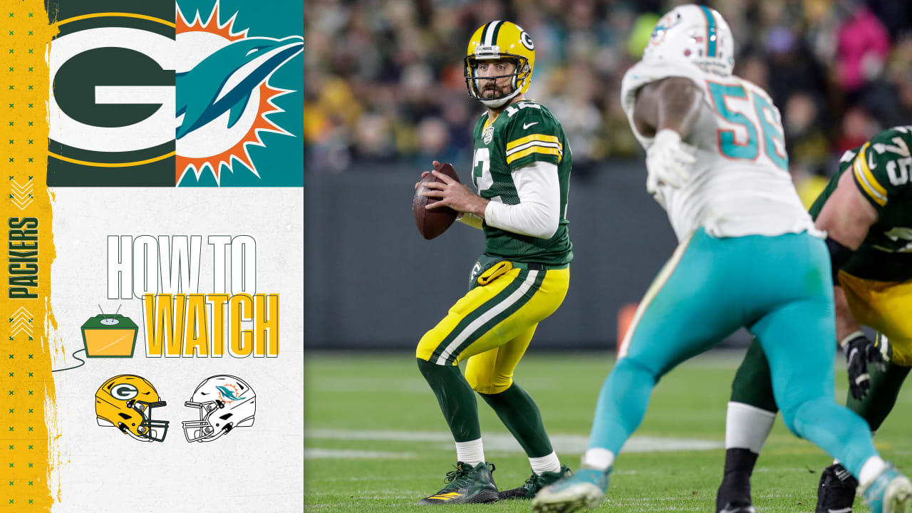Packers vs. Dolphins, How to watch, stream & listen