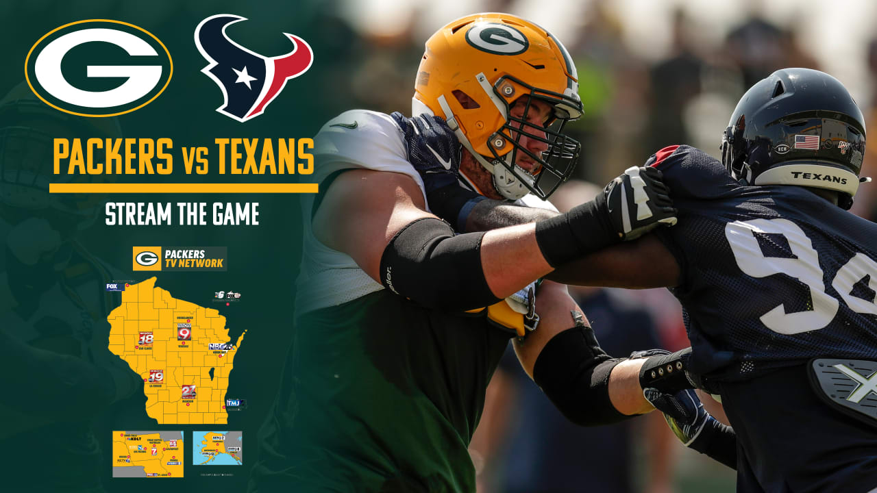 Packers vs. Texans: How to watch, stream or listen to preseason opener