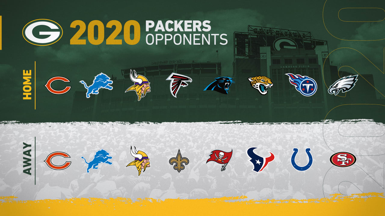 2020 Green Bay Packers Schedule Released; Opener at Vikings