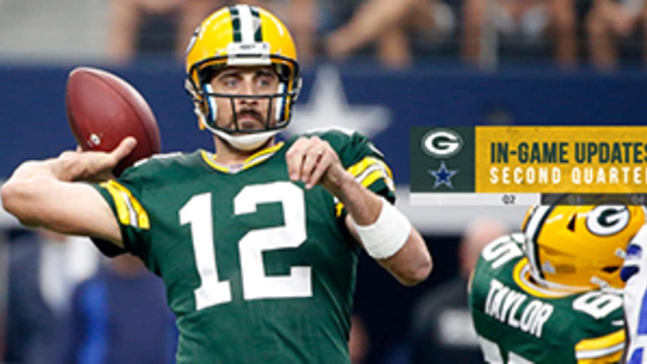 Packers vs. Cowboys Halftime Update: Dallas leads 21-12 as Green