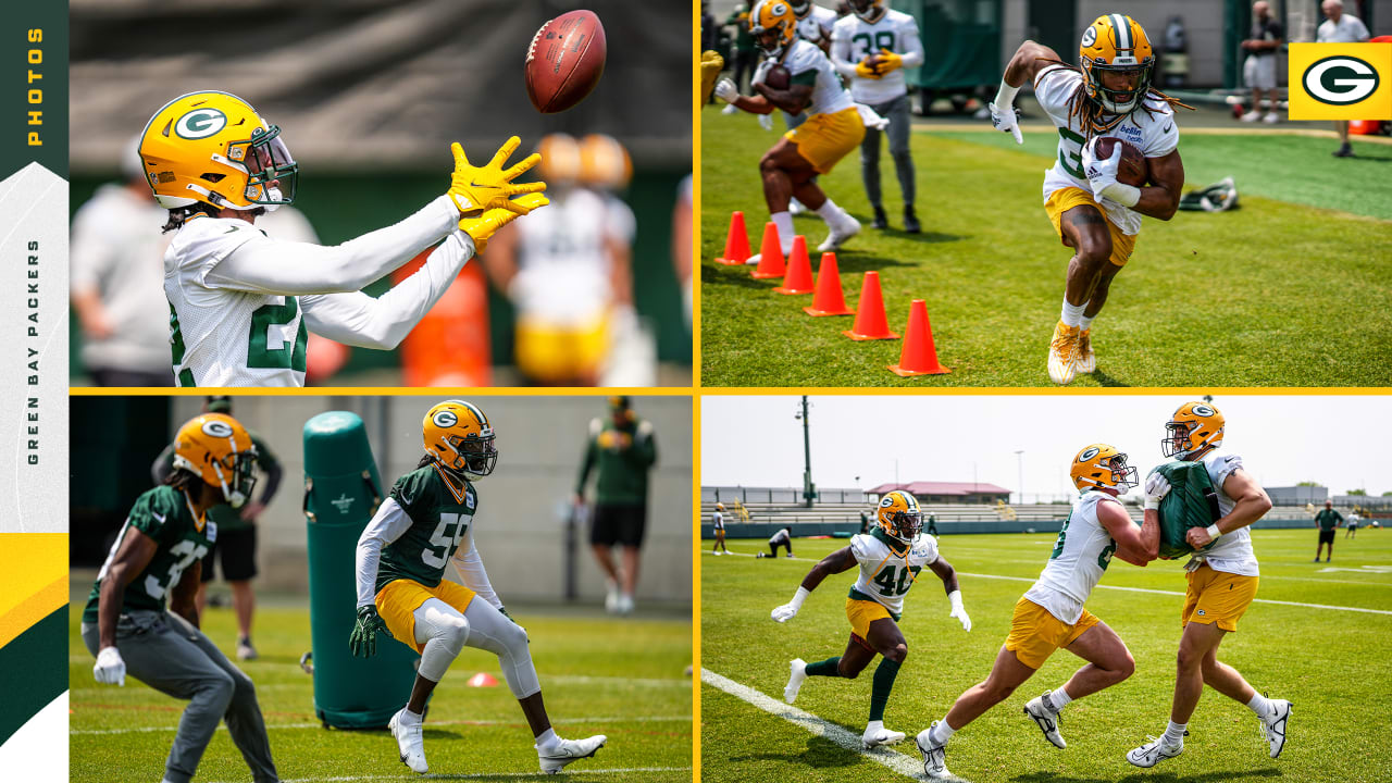 Photos from Green Bay Packers OTA workouts at Ray Nitschke Field