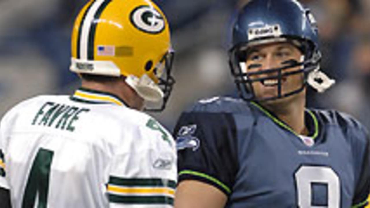 Helmets for the Pittsburgh Steelers and the Seattle Seahawks are displayed  during a news conference in Detroit Thursday, Feb. 2, 2006. Super Bowl XL  will feature the AFC Champion Pittsburgh Steelers against