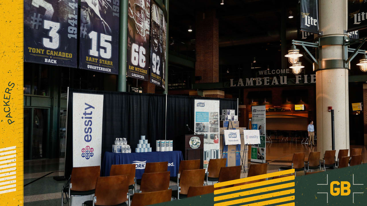 Packers, Tork donate $28,000 in hygiene products for 'Tackle Hygiene with Every Catch' campaign - Vimarsana News