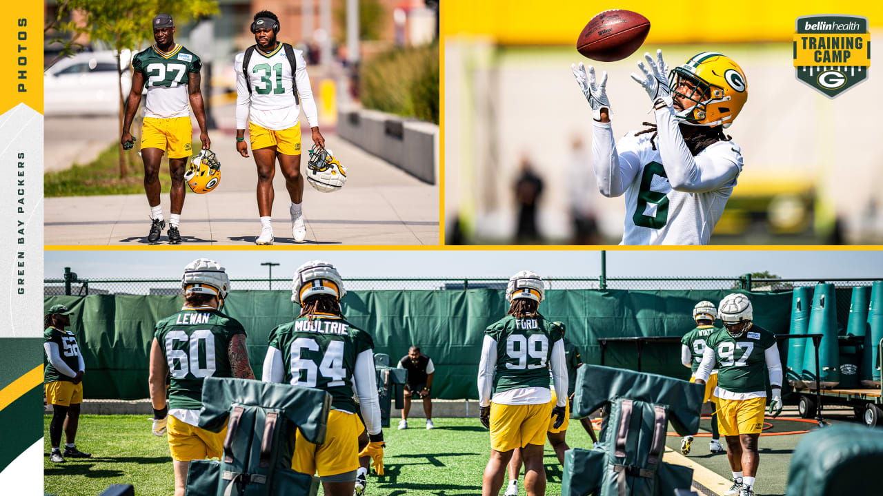 View photos of the Green Bay Packers second day of 2023 training camp