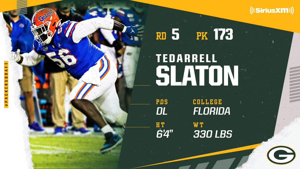 Tedarrell Slaton Jr. Football - Green Bay Packers