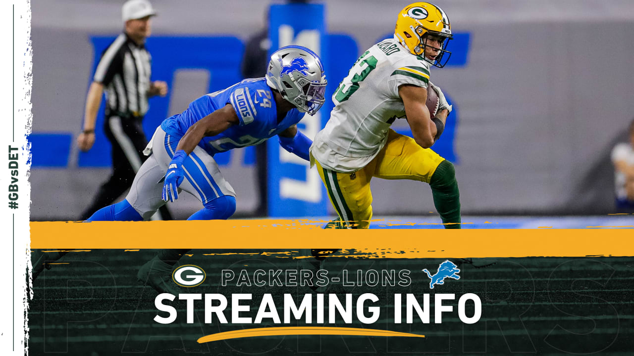 Lions vs. Packers TV schedule: Start time, TV channel, live stream