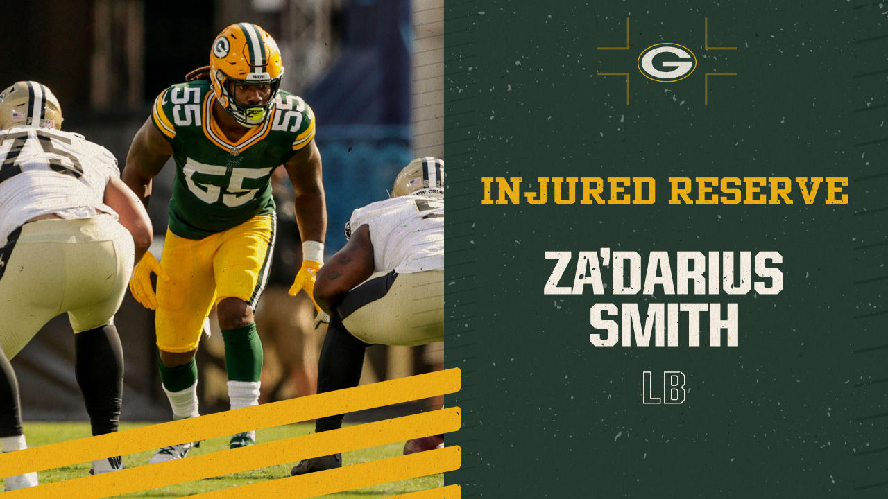 Packers placing OLB Za'Darius Smith on IR due to back issue