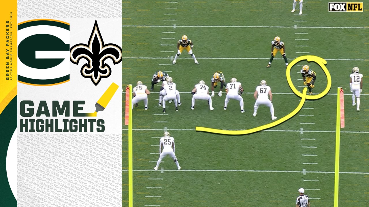 New Orleans Saints vs. Green Bay Packers highlights