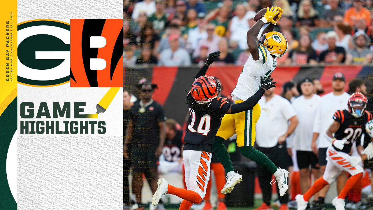 Watch a replay of the Packers-Bengals game