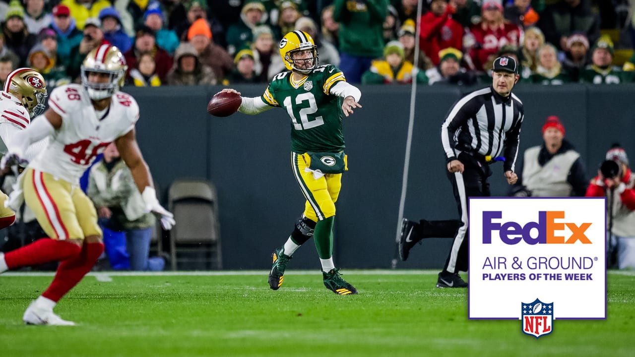 Aaron Rodgers Earns Player Of The Week Recognition