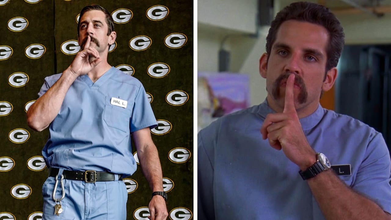 Aaron Rodgers, young Packers fan swap smiles in grocery store aisle